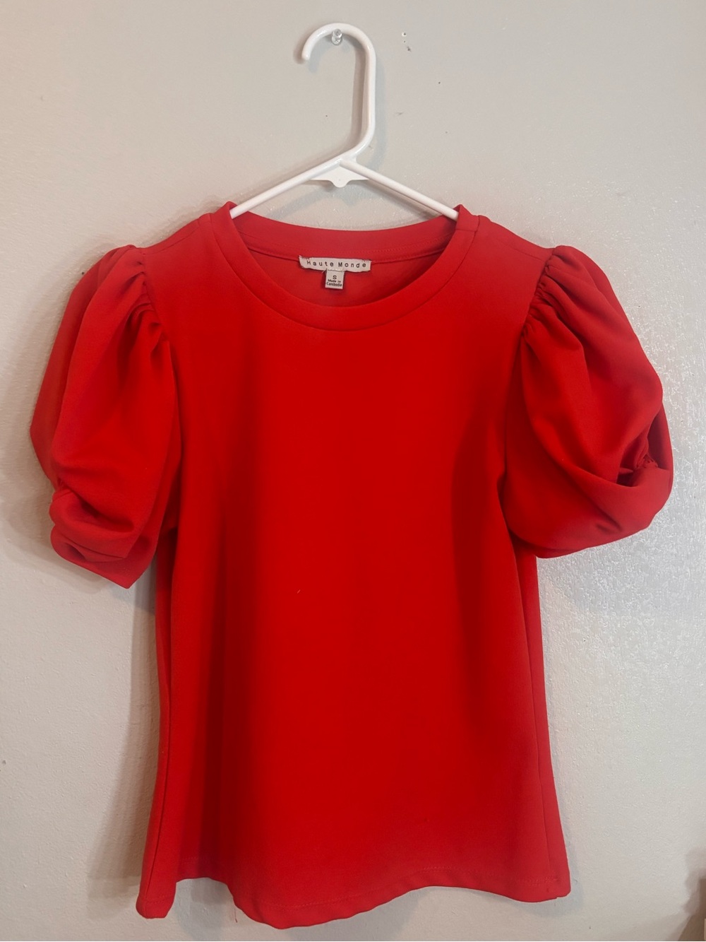Red Puffy Shirt